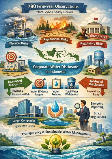 The Impact of Climate Risk on Corporate Water Disclosure: Evidence from Water Intensive Companies in Indonesia